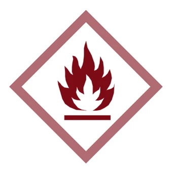 Faropiktogram för brandfarliga varor.