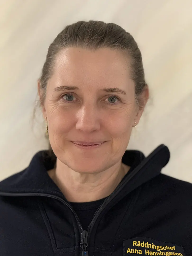 Pressbild på räddningschef Anna Henningsson.